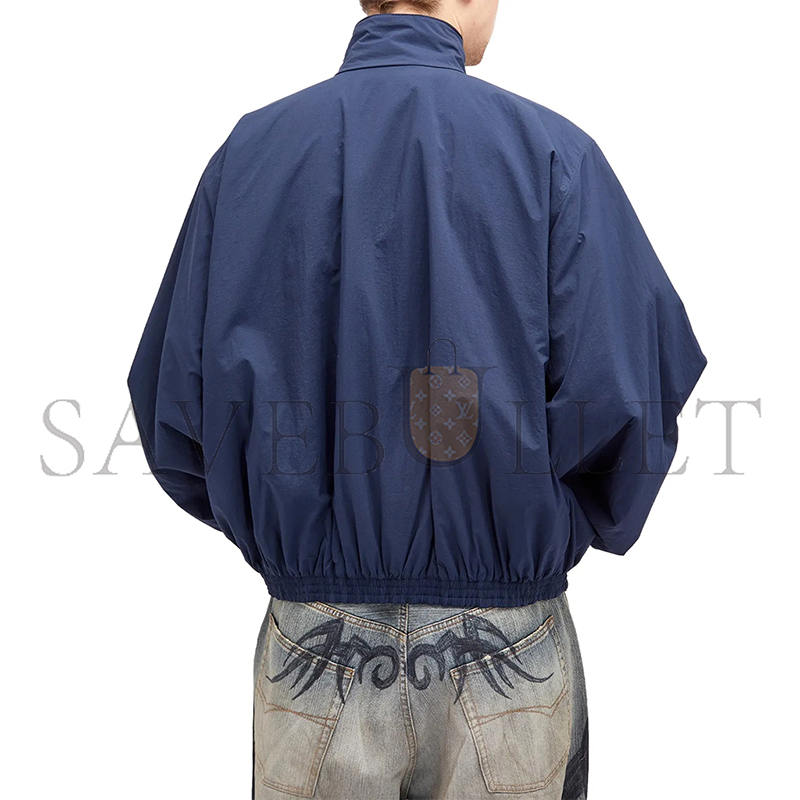 BALENCIAGA MEN'S TRACKSUIT JACKET NAVY BALENCIAGA MEN'S TRACKSUIT JACKET NAVY